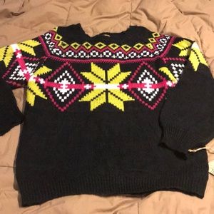 Graphic and bold sweater